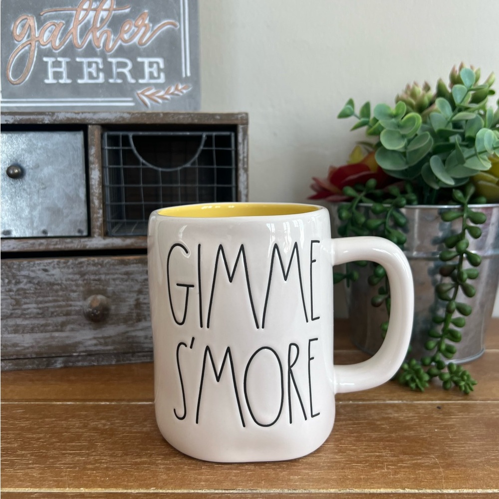 New Rae Dunn Ceramic Double sided Gimme S’more Mug